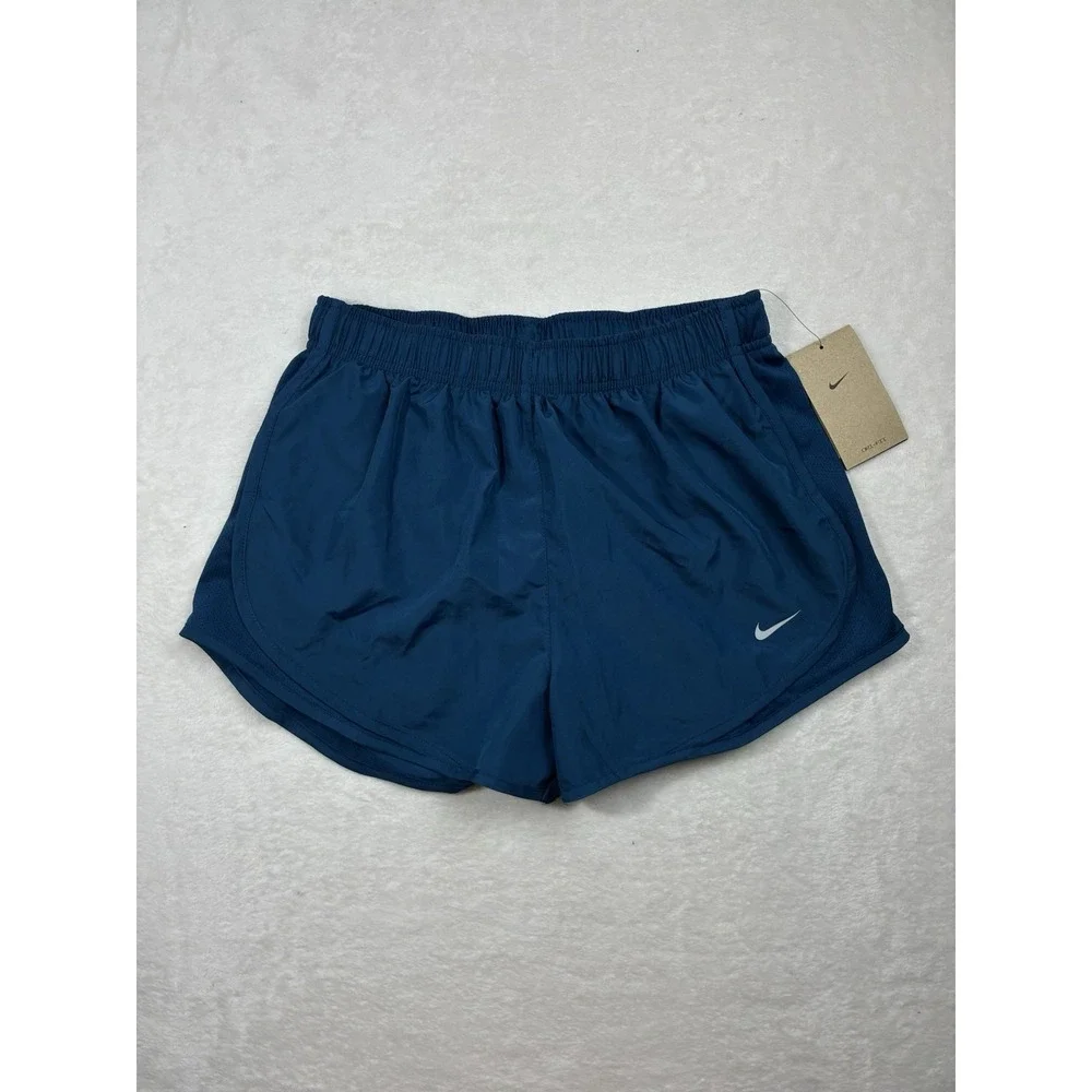 Women's Nike CU8890-462 Dri-Fit Running Run Shorts Blue Size M